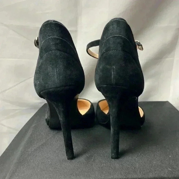 JESSICA SIMPSON CARLETTE WO SIZE 10 BBLACK SUEDE LEATHER UPPER 4.5” HEEL… - Picture 8 of 13